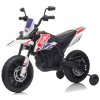 RAMIZ Elektrická motorka Aprilia RX - biela - MOTOR - 2x35W, BATÉRIE - 1x12V7h - 2026