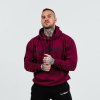 GymBeam Mikina PRO Hoodie Burgundy - M
