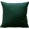 Tmavozelená obliečka na vankúš zo saténovej bavlny zelená Šírka 40 cm | Dĺžka 40 cm