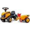 Falk Falk Odrážadlo 215C Baby JCB žltý s vlečkou a lopatkou s hrabličkami FA215C - Odrážadlo