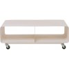 Lounge M konferenčný / servírovací stolík 90x30 cm krémový