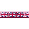 Red Dingo Vodítko přep. Union Jack Flag