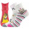 KAY veselé detské slabé ponožky Boma - KONÍK mix D 35-38 1 kus 3 páry
