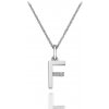 Hot Diamonds Náhrdelník micro F clasic DP406