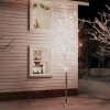 Shumee LED strom s dizajnom bielej brezy 240 teplých bielych LED 300cm