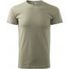 MALFINI BASIC 129 / Tričko, pánske - svetlá khaki S