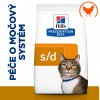 Hill's Prescription Diet S/D Starostlivosť o močový systém granule pre mačky 1,5 kg
