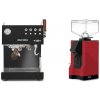 Ascaso Steel DUO PID PLUS, Black&Wood + Eureka Mignon Silenzio, BL ferrari red