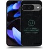 Picasee silikónový čierny obal pre Google Pixel 9 - LEFT A MARK