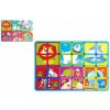 Teddies magnetické doskové zvieratá plast vo fólii 30 x 20 x 1 cm 12 ks v boxe