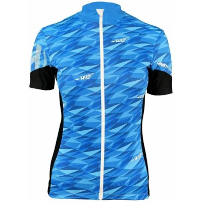 HAVEN Cyklistický dres s krátkym rukávom - SKINFIT NEO WOMEN - modrá/biela S