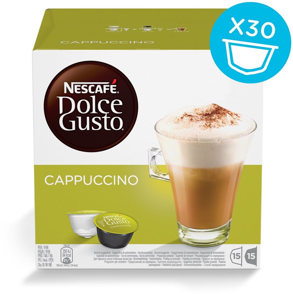 Nescafé Dolce Gusto Cappucino kávové kapsule 30 ks od 7,9 € - Heureka.sk