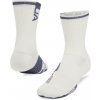 Vysoké funkčné ponožky Under Armour AD PLAYMAKER MID (1 PAIR) biele 1376229-114 - XL