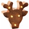 Svietiace mini dekorácie Legami Mini Decorative Light - Christmas Reindeer With Glitters uni