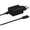 EP-T4510XBE Samsung Super Fast Charging 45W USB-C Cestovní nabíječka Black + USB-C Datový Kabel