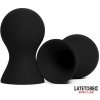 LateToBed BDSM Line Silicone Nipple Suckers Black
