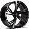 Carbonado Rich 9,5x21 5x112 ET25 black front polished