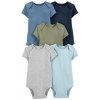 CARTER'S Body krátky rukáv Monochromatic chlapec 5ks 3m 1N657510_3M