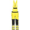 PORTWEST HI-VIS PW3 MODAFLAME FR420/ Nehorľavé výstražné nohavice s trakmi - HV žltá/čierna L