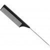 Eurostil Tail Comb Metallic W/Hook 00473 - tupírovací hrebeň s háčikom
