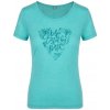 Kilpi GAROVE-W tyrkysové dámske funkčné tričko - 34