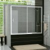 Ronal Top-Line TOPB2 Vaňová zástena s posuv.dverami,ATYP š.120-180cm,Biela, Mastercarré TOPB2SM10430