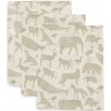 Jollein Žinky 3 ks Animals Olive Green