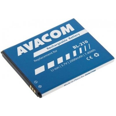 Avacom batéria pre Lenovo A536, Li-Ion, 3,7V, GSLE-BL210-2000, 2000mAh, 7,4Wh