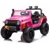 Elektrické detské auto Jeep Monster 24V ružové