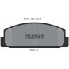 TEXTAR Sada brzdových platničiek kotúčovej brzdy 2003101