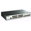 D-Link DGS-1510-20 20-Port Gigabit Stackable SmartPro Switch including 2 SFP ports and 2 x 10G SFP+ ports- 16 x 10/10 (DGS-1510-20/E)