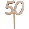 Drevený zápich číslo hrubé 50