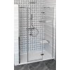 Polysan Fortis Line sprchové dvere 130 cm výklopné chróm lesklá/priehľadné sklo FL1513R