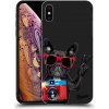 Picasee silikónový čierny obal pre Apple iPhone XS Max - Francúzsky Buldoček