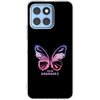 Picasee silikónový prehľadný obal pre Honor X8 5G - Diamanty Purple