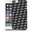 Picasee silikónový čierny obal pre Apple iPhone 6 Plus/6S Plus - Separ - White On Black 2