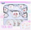 LAMPS TEA SET PORCELAIN motýle