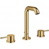 Grohe Essence - Umývadlová batéria s výpusťou, 3-otvorová inštalácia, Cool Sunrise - 20296GL1