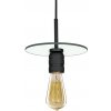 Altavola Design Techno Loft závesné svietidlo 1x60 W čierna-priehľadná LA017/P_black