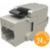 Solarix MULTIPACK 24 ks - 10G keystone CAT6A STP samořezný SXKJ-10G-STP-BK-SA 25286912