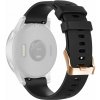 Silikónový remienok Ricardo 18mm (pro Garmin Venu 2S/3S, Vívoactive 4S, Forerunner 265S, Venu 4 (41mm) aj.), čierny, Quick Release