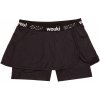 Wouki Dívčí sportovní kraťasy se sukní KAWAUSO deep black