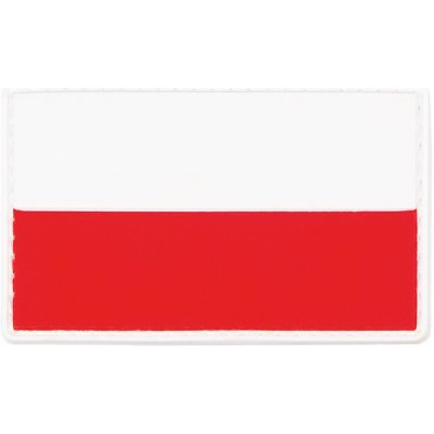 Gumová nášivka MFH vlajka Poľsko - farebná