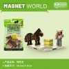 Stavebnica Magnet World bojovník s koňom (W048456)