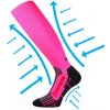 VOXX kompresné ponožky Flex neonovo ružové 1 pár 39-42 111444