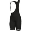Alé Cycling Solid Traguardo letné cyklistické nohavice dámske čierne/biele XS