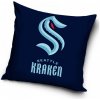 TipTrade Velurový vankúš NHL Seattle Kraken 40x40
