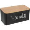 Orion Dóza Čas na čaj black 20,3 x 10,3 x 9 cm
