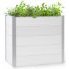 Blumfeldt Nova Grow, záhon, 100 x 91 x 50 cm, WPC, drevený vzhľad, biely GDW36-Nova Grow 19