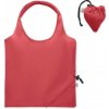 Skladacia nákupná taška 140g, červená